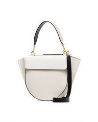 Wandler White And Nude Hortensia Medium Leather Shoulder Bag