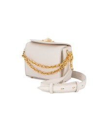 Alexander McQueen White Box Mini Leather Shoulder Bag