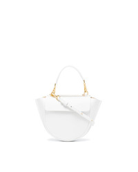 Wandler White Hortensia Mini Leather Shoulder Bag