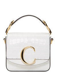 Chloé White Mini C Bag