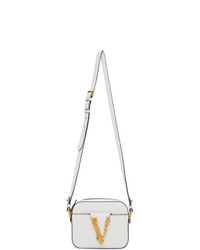 Versace White Virtus Camera Bag