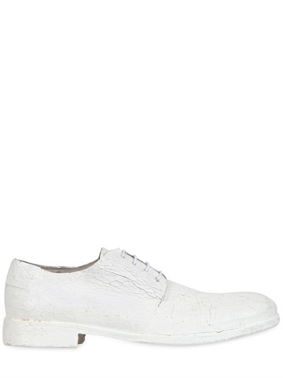 Handmade Painted Derby Lace Up Shoes, $717 | LUISAVIAROMA | Lookastic