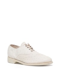 Guidi Panelled Leather Derby Shoes