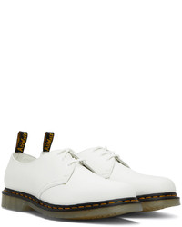Dr. Martens White 1461 Iced Smooth Leather Oxfords