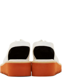 Stella McCartney White Sling Back Derbys