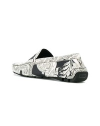 Versace Baroque Print Loafers