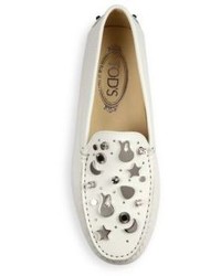 Tod's Gommini Guitar Pins Leather Drivers
