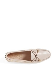 Tod's Gommini Tie Front Leather Driving Moccasin