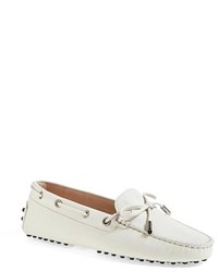 Tod's Gommini Tie Front Leather Driving Moccasin