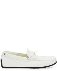 Tod's Pebbled Leather Driver Loafers