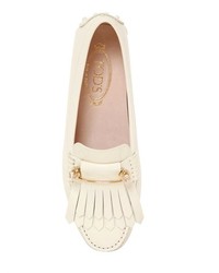 Tod's Gommino Pin Patent Lather Driving Shoes