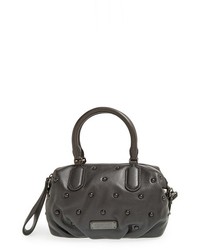 Marc by Marc Jacobs New Q Small Legend Studded Leather Satchel
