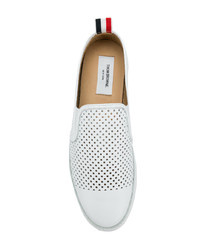 Thom Browne Espadrille With In Perforated Calf Leather