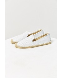 Soludos Perforated Leather Espadrille Loafer