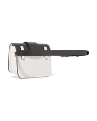 Prada Cahier Smooth And Textured Leather Belt Bag
