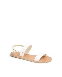 Ancient Greek Sandals Clio Leather Sandal White 39 Eu