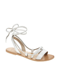 Asos Forever Leather Flat Sandals