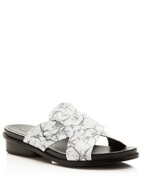 French Connection Basia Printed Slide Sandals