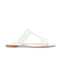 Tod's Croc Effect Leather Sandals