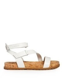 DKNY Active Sterling Asymmetric Footbed Flat Sandals