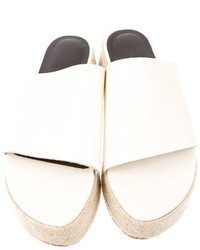 Tibi Espadrille Slide Sandals