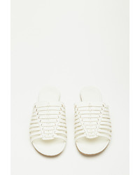 Forever 21 Faux Leather Huarache Sandals