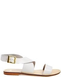 Asos Foster Leather Flat Sandals