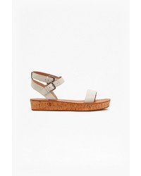 Jaclyn Flat Leather Sandals