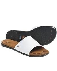 Juil Bali Leather Sandals White