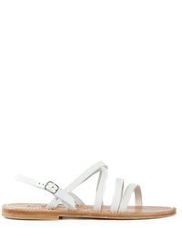 K. Jacques Strappy Flat Sandals