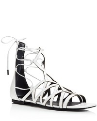 Kendall Kylie Cody Lace Up Flat Sandals