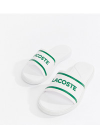 Lacoste L30 Slider With Logo In White