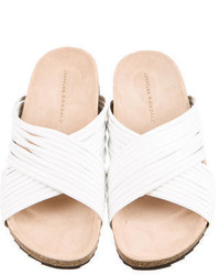 Loeffler Randall Leather Slide Sandals