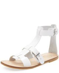 Marc by Marc Jacobs Flat Leather Gladiator Sandal