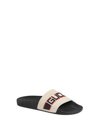 Gucci Pursuit Logo Slide Sandal
