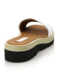 See by Chloe Robin Leather Demi Wedge Slide Sandals