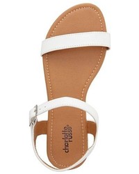 Charlotte Russe Single Strap Flat Sandals
