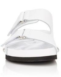 IRO Studded Konda Double Band Sandals White Size 6