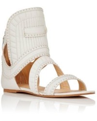 IRO Studded Xanka Gladiator Sandals White Size 8