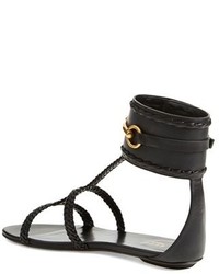 Gucci Ursula Braided Flat Sandal