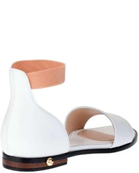 Givenchy White Calf Leather Sandal