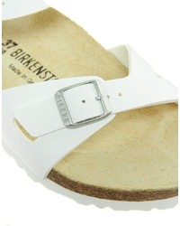 Birkenstock Rio White Regular Fit Flat Sandals