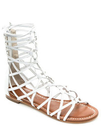 Bernardo Willow Caged Gladiator Leather Sandals