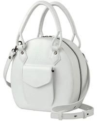 Martella Bags White Leather Handbag