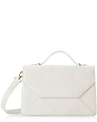 Poverty Flats By Rian Raised Dot V Top Handle Cross Body Bag
