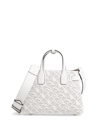 Burberry Small Banner Perforated Leather Tote