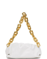 Bottega Veneta White The Chain Pouch Bag