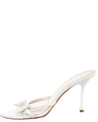 Christian Dior Bow Slide Sandals