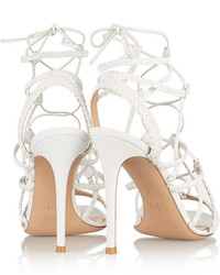 Gianvito Rossi Braided Leather Sandals