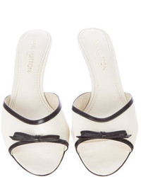 Louis Vuitton Leather Slide Sandals